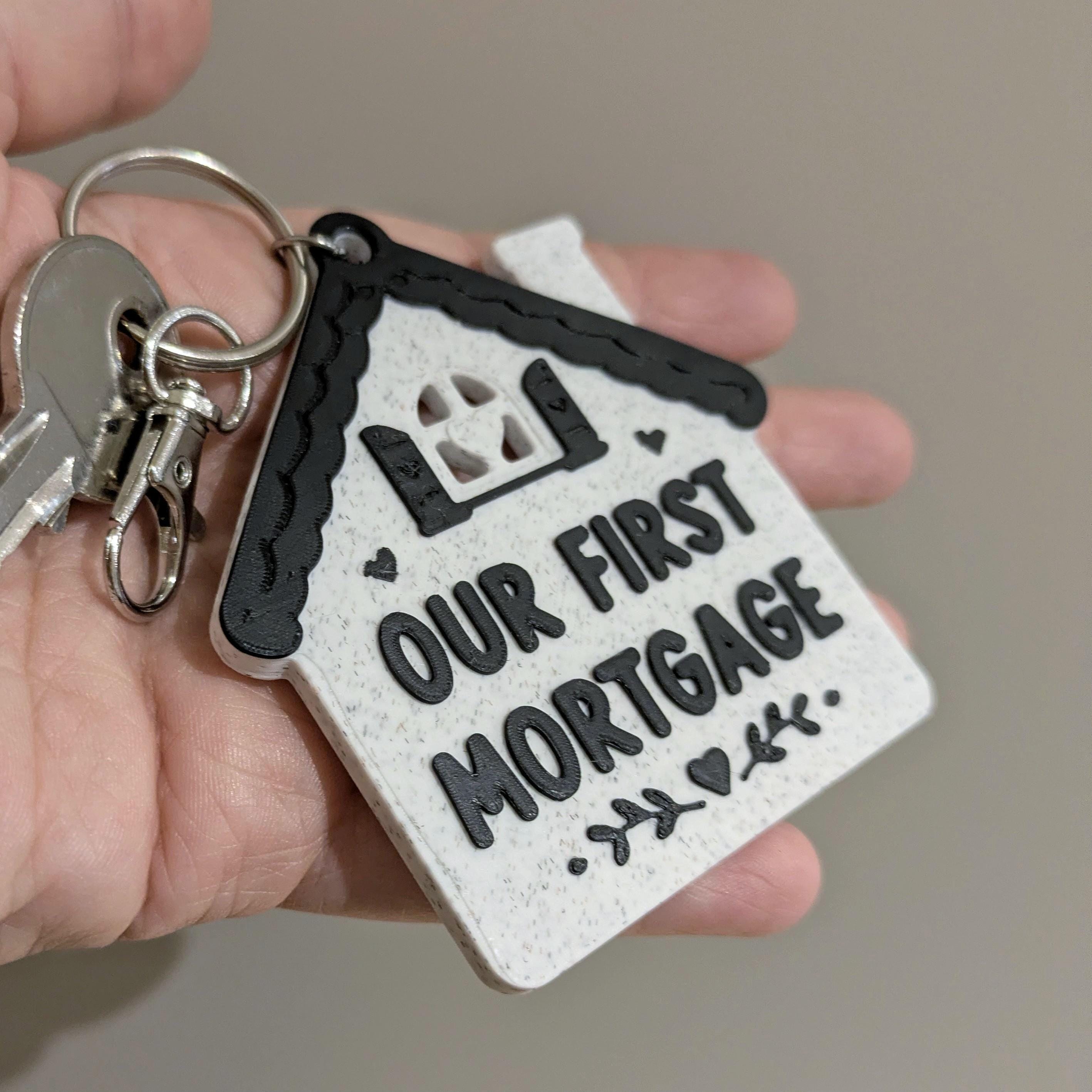 Personalised New Home Keyring | Our First Mortgage | Funny Housewarming Gift
