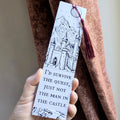 Fantasy Romance Bookmark | "I'd Survive the Quest, Just Not the Man" | 3D Printed BookTok Gift
