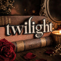 Twilight Bookshelf Sign | 3D Printed Fan Art Shelf Decor