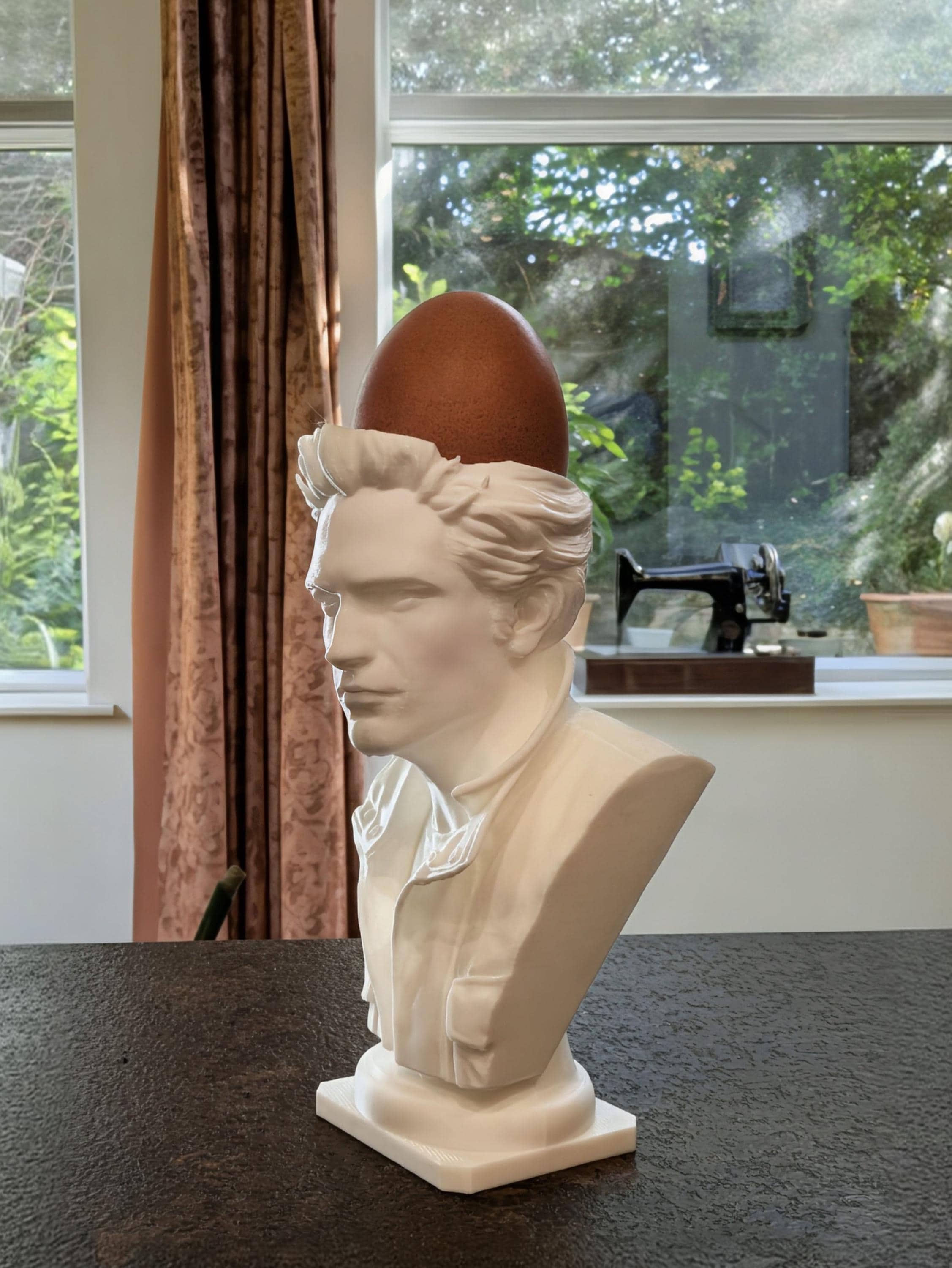 Eggward Egg Cup | Edward Cullen Inspired Twilight Fan Art | 3D Printed