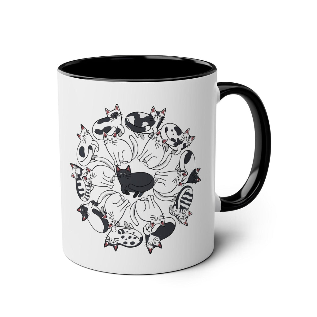 Cat Lover Coffee Mug | Ceramic Mug with Cat Design | Gift for Cat Lovers