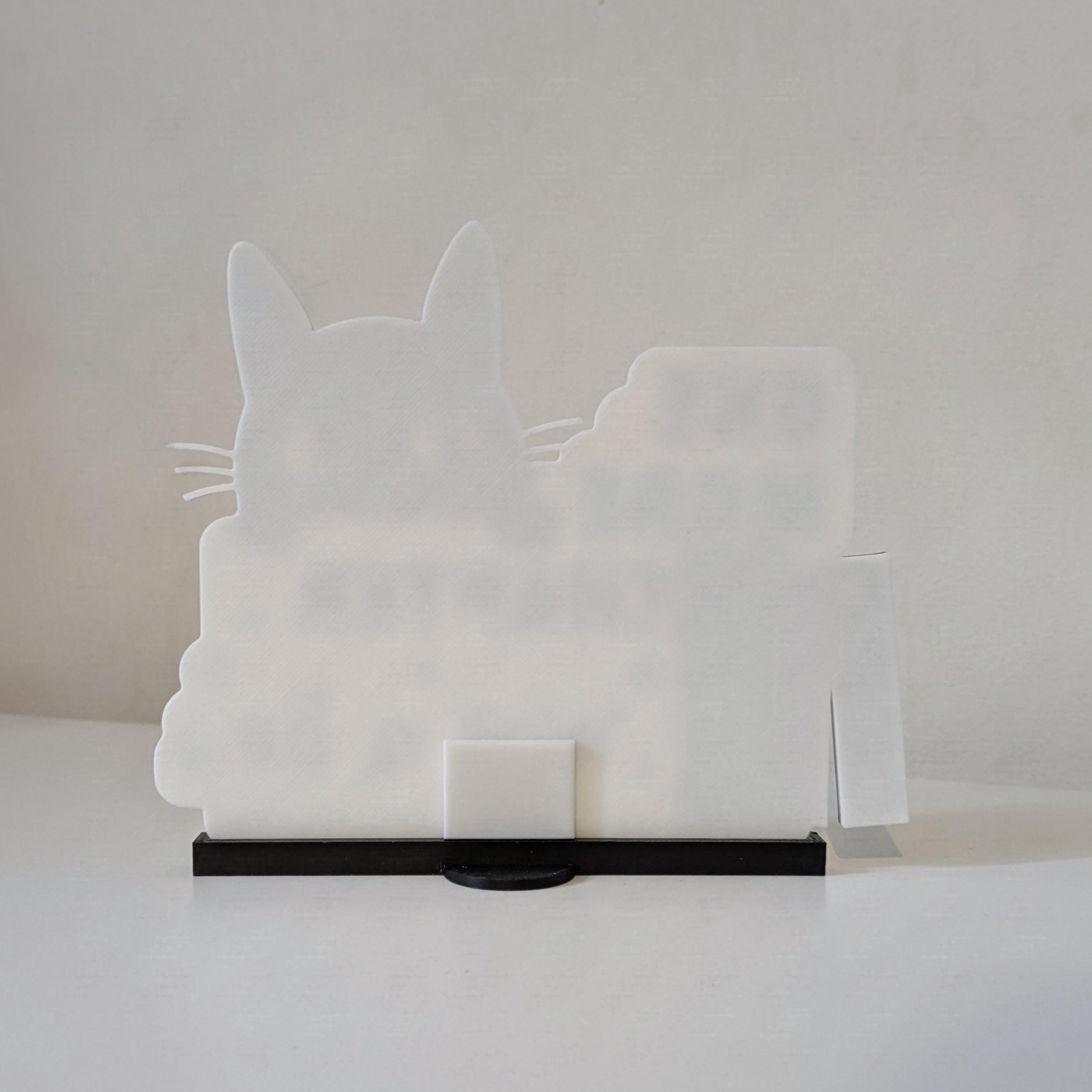Funny Bookshelf Sign | Reading Quote | 3D Printed Book & Cat Lover Gift