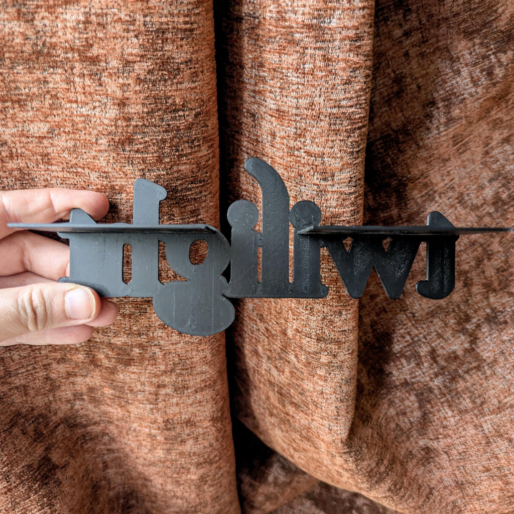 Twilight Bookshelf Sign | 3D Printed Fan Art Shelf Decor