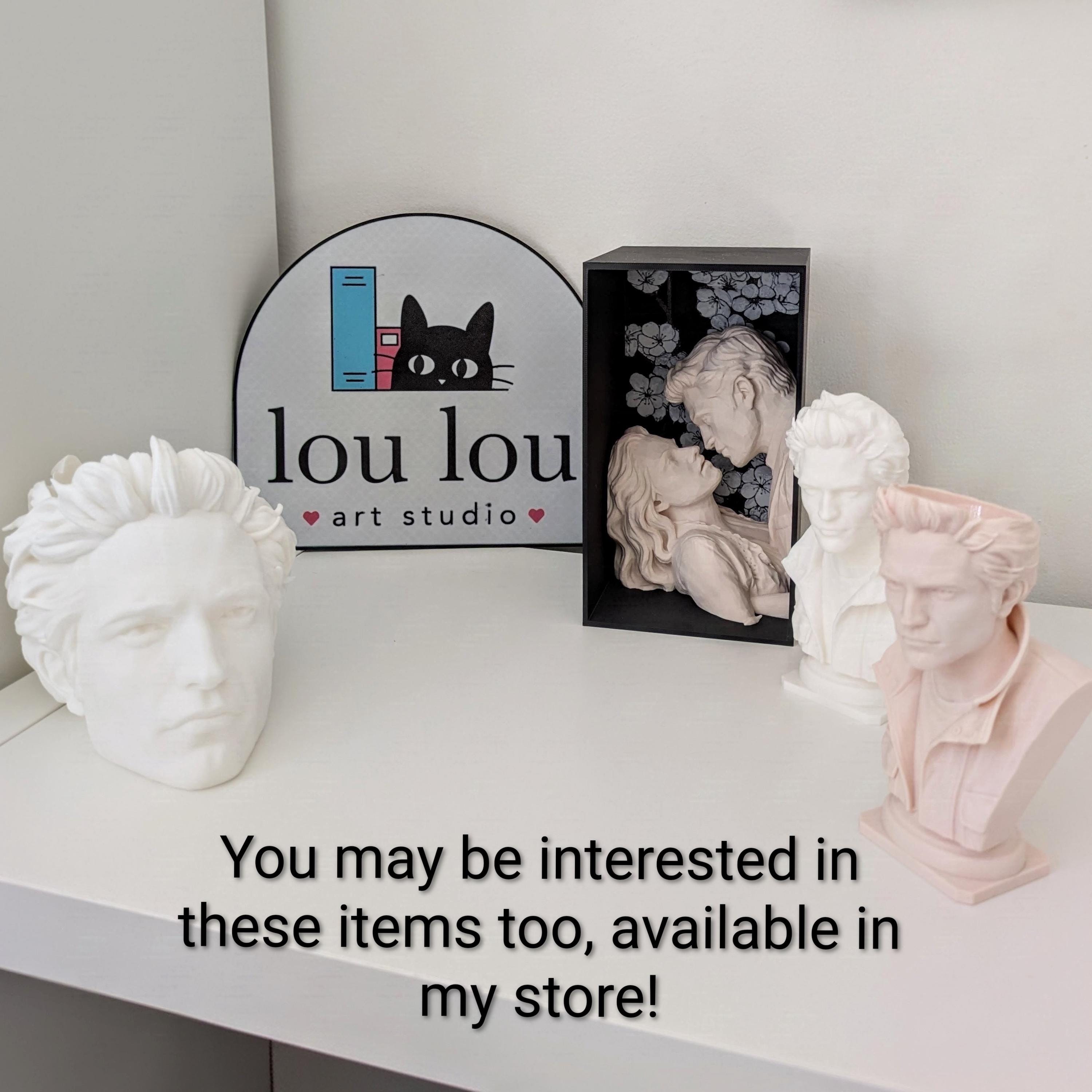 Bella Swan Inspired Bust | Twilight Fan Art | 3D Printed Display Figurine