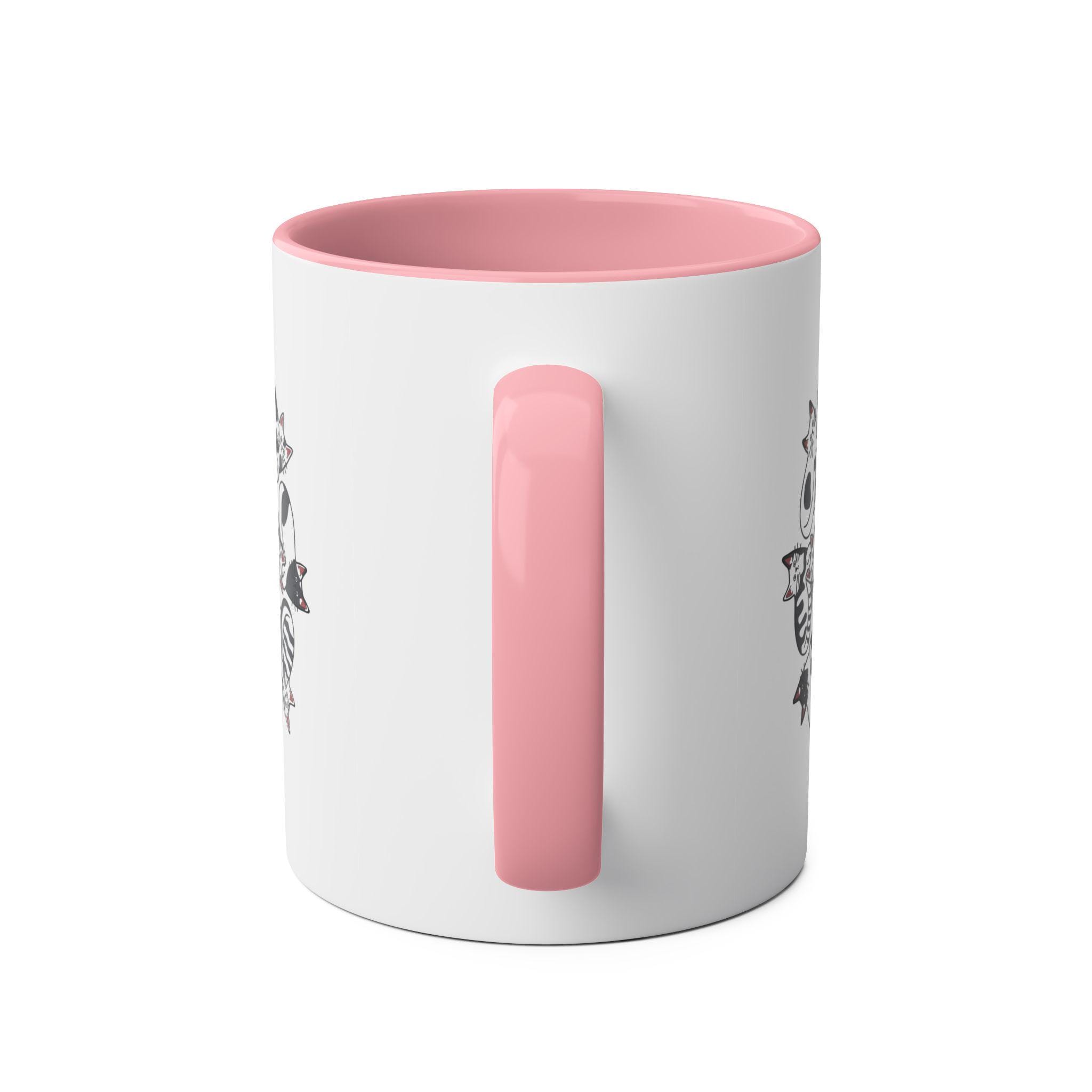 Cat Lover Coffee Mug | Ceramic Mug with Cat Design | Gift for Cat Lovers