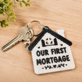 Personalised New Home Keyring | Our First Mortgage | Funny Housewarming Gift