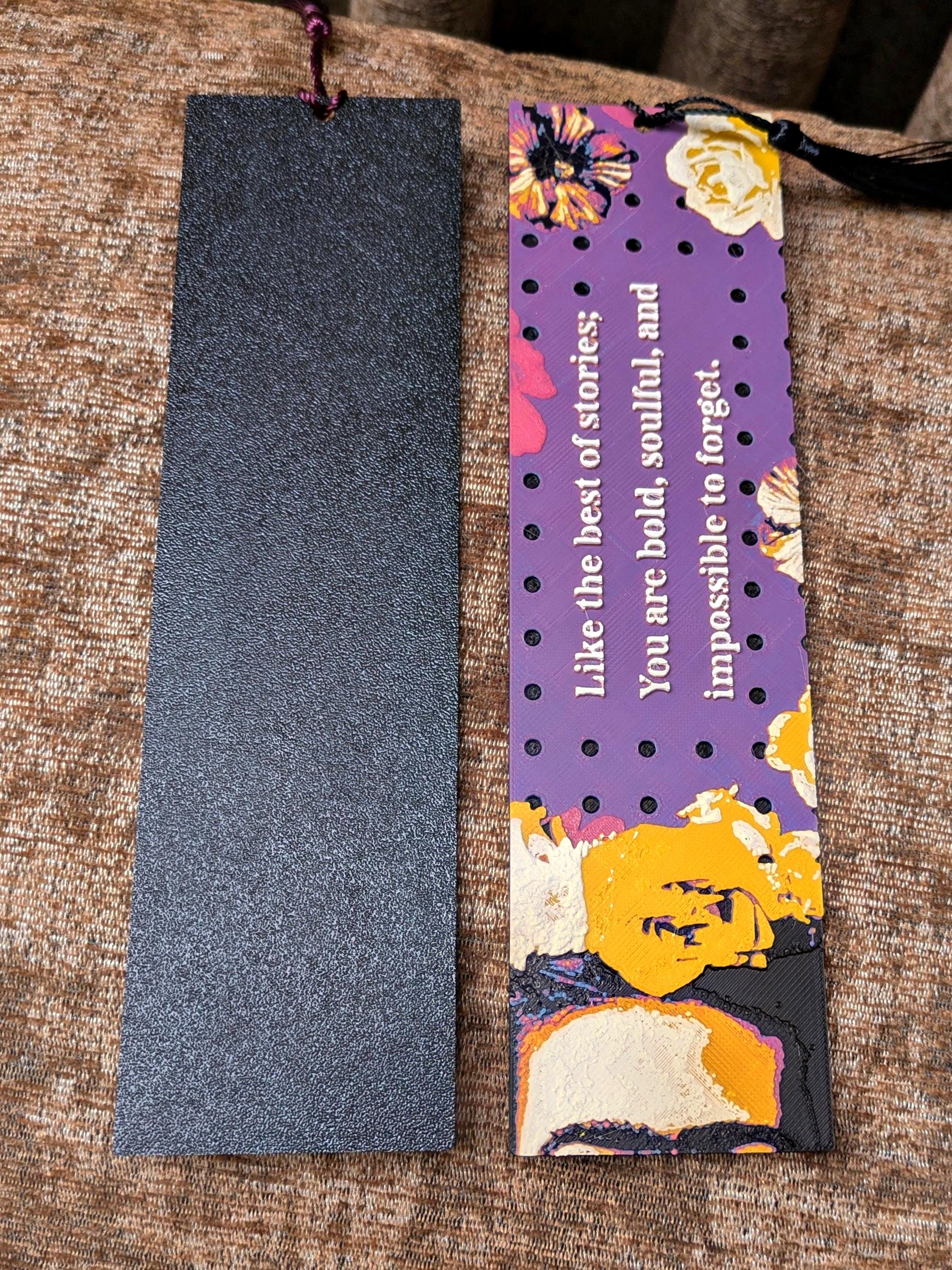 Frida Kahlo-Inspired 3D Printed Bookmark | Artist Gift for Book Lovers