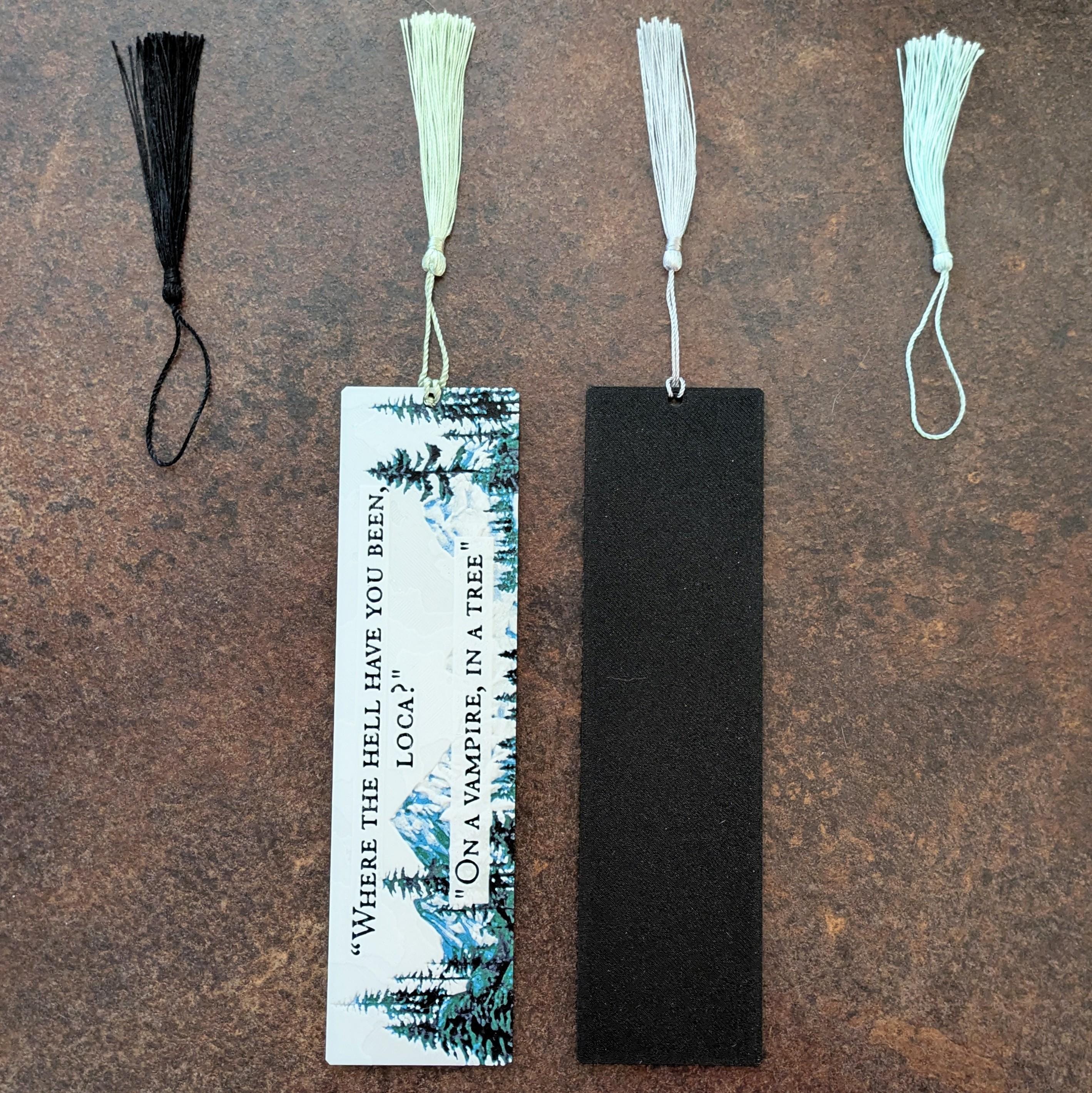 Twilight Bookmark | "On a Vampire, in a Tree" | 3D Printed BookTok Gift