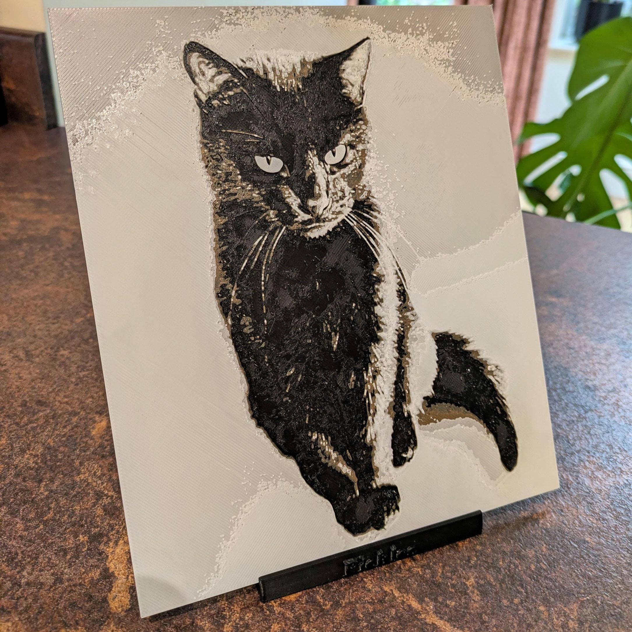 Custom 3D Printed Pet Portrait | Personalised Keepsake | Handmade in UK