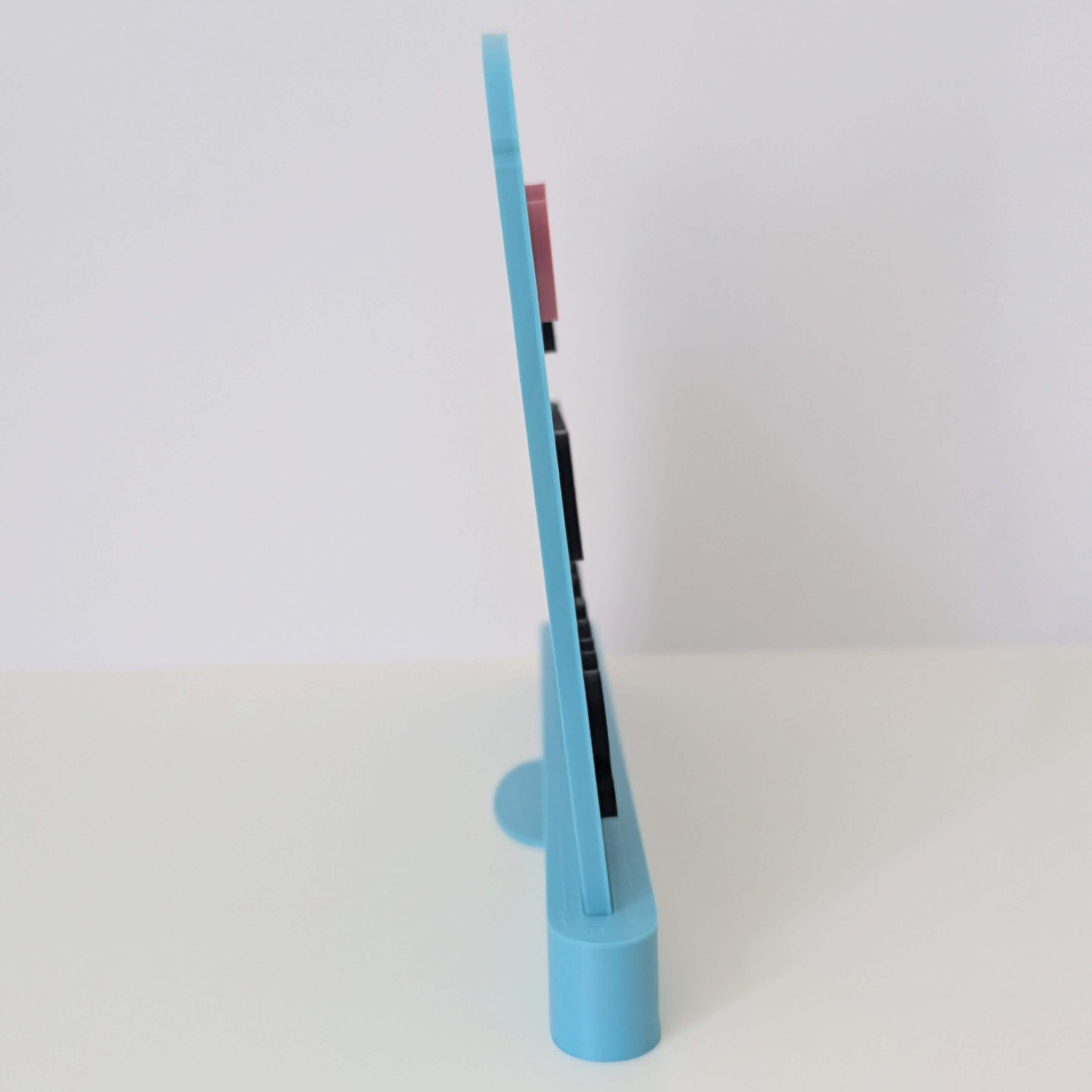 Like • Follow • Shop Small Sign | 3D Printed Small Business & Content Creator Desk Decor