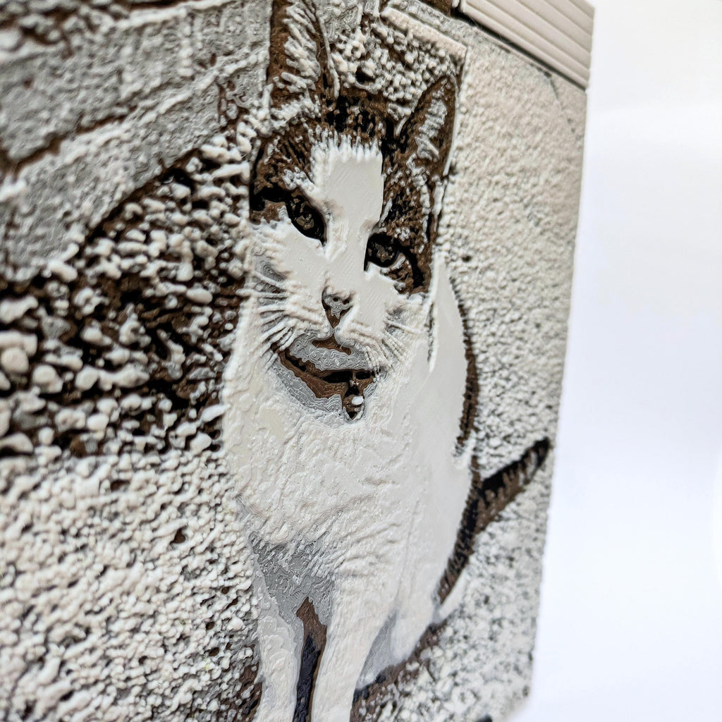 Custom 3D Printed Pet Portrait | Personalised Keepsake | Handmade in UK
