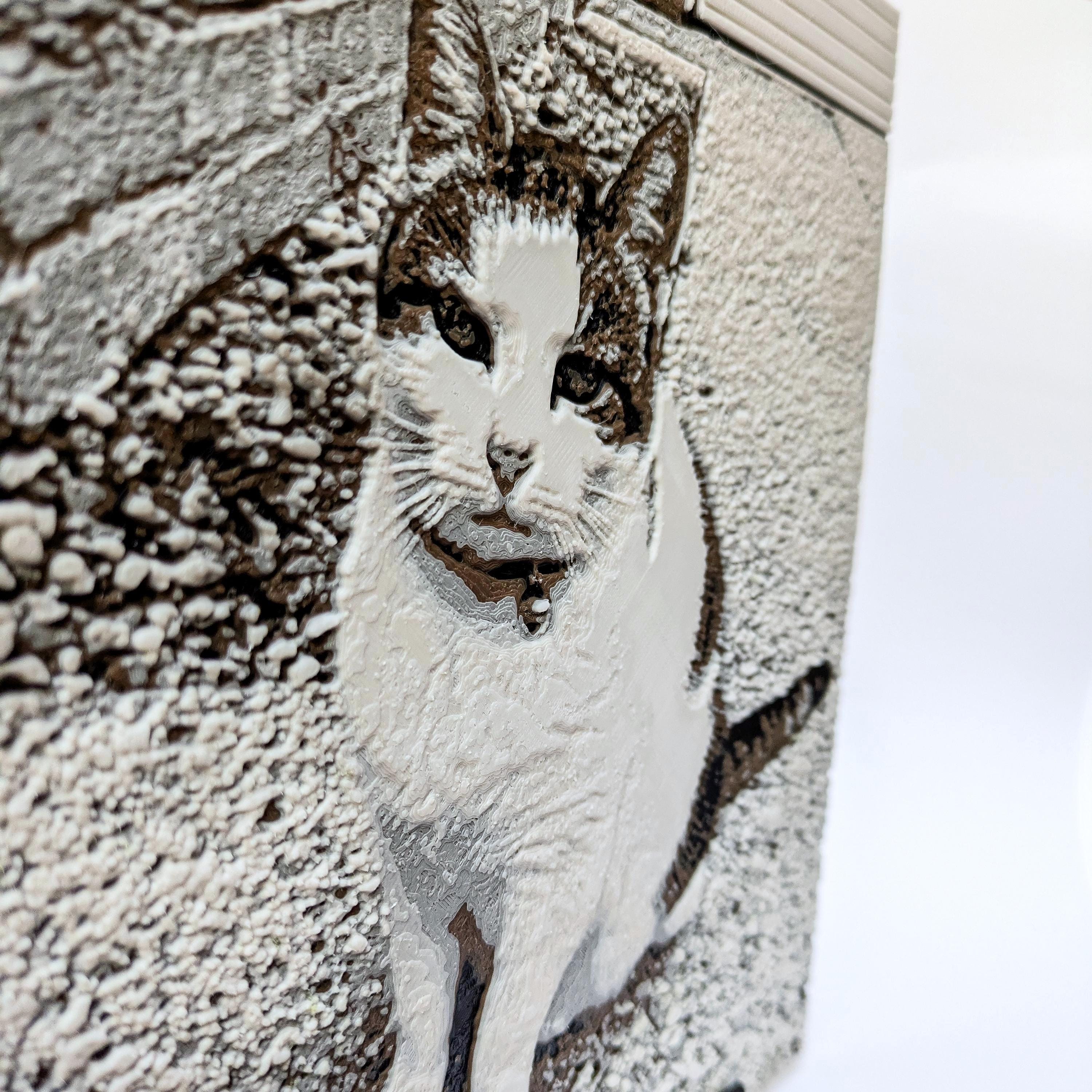 Custom 3D Printed Pet Portrait | Personalised Keepsake | Handmade in UK