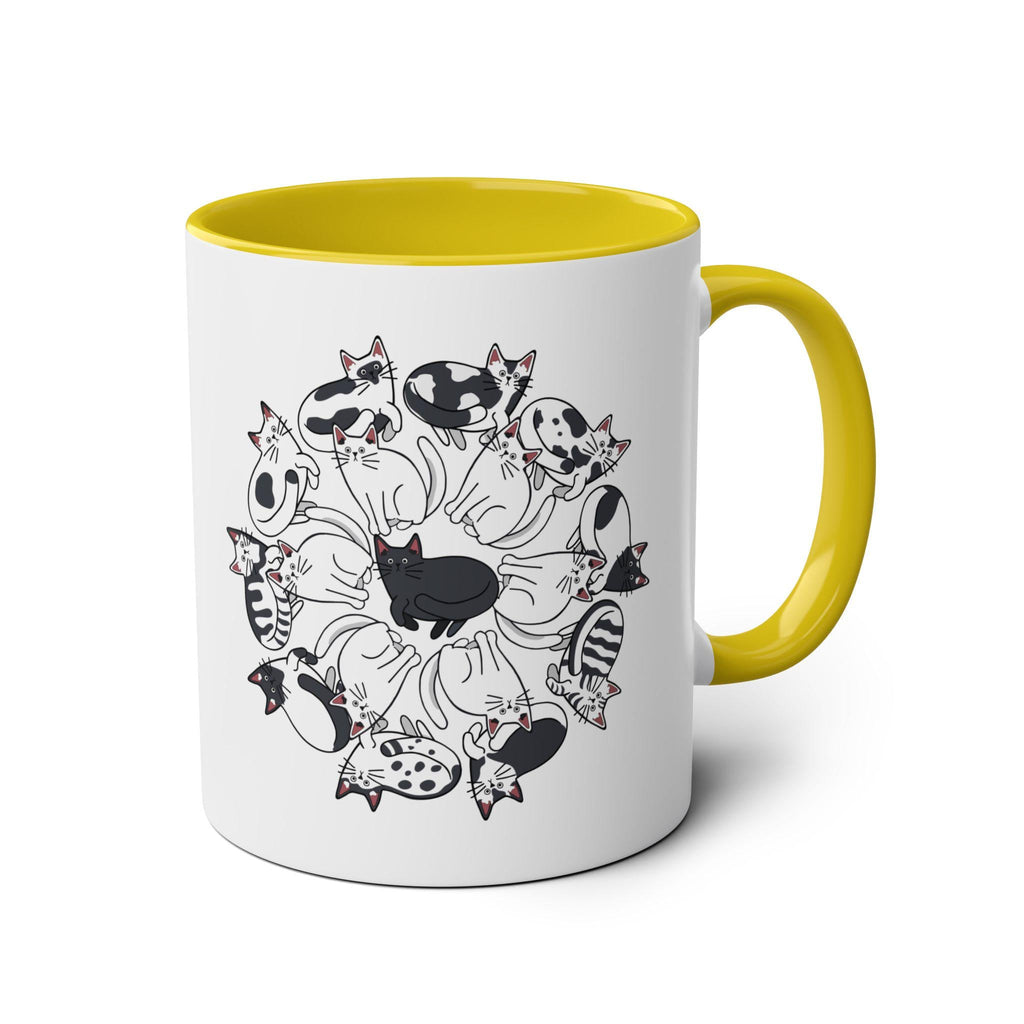 Cat Lover Coffee Mug | Ceramic Mug with Cat Design | Gift for Cat Lovers