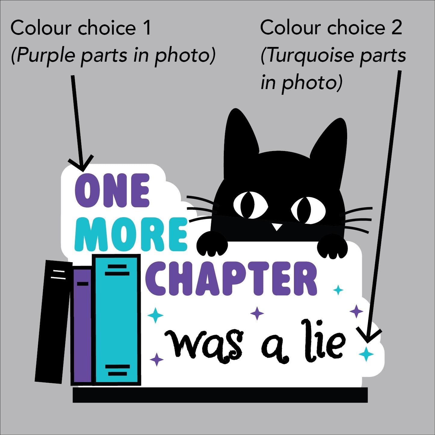Funny Bookshelf Sign | Reading Quote | 3D Printed Book & Cat Lover Gift
