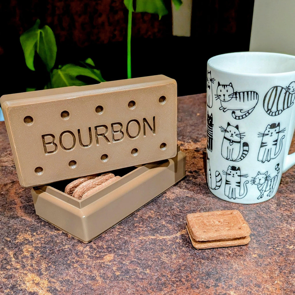 Bourbon Biscuit Trinket Box | 3D Printed Novelty Storage Box | Handmade in UK