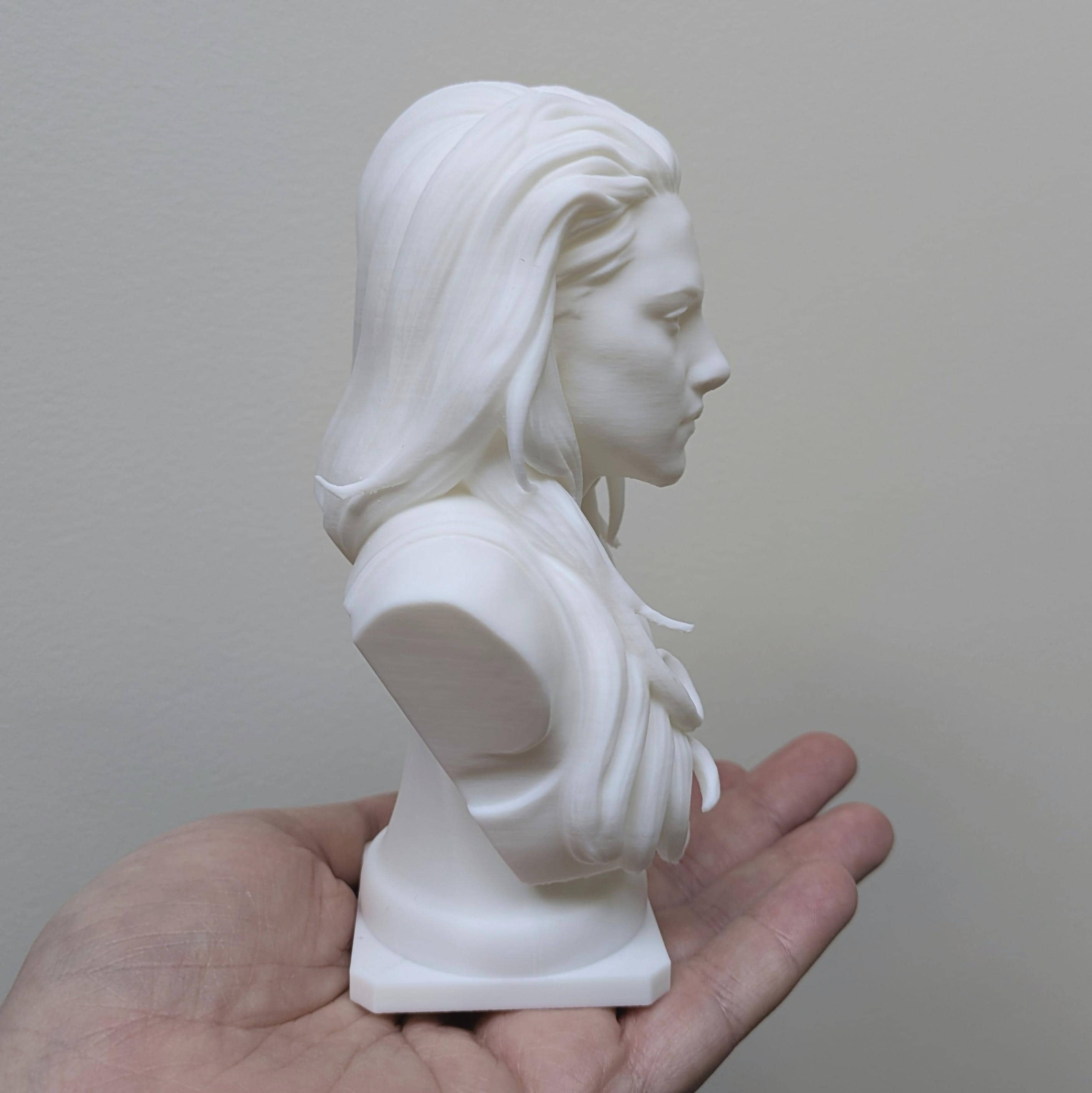 Bella Swan Inspired Bust | Twilight Fan Art | 3D Printed Display Figurine