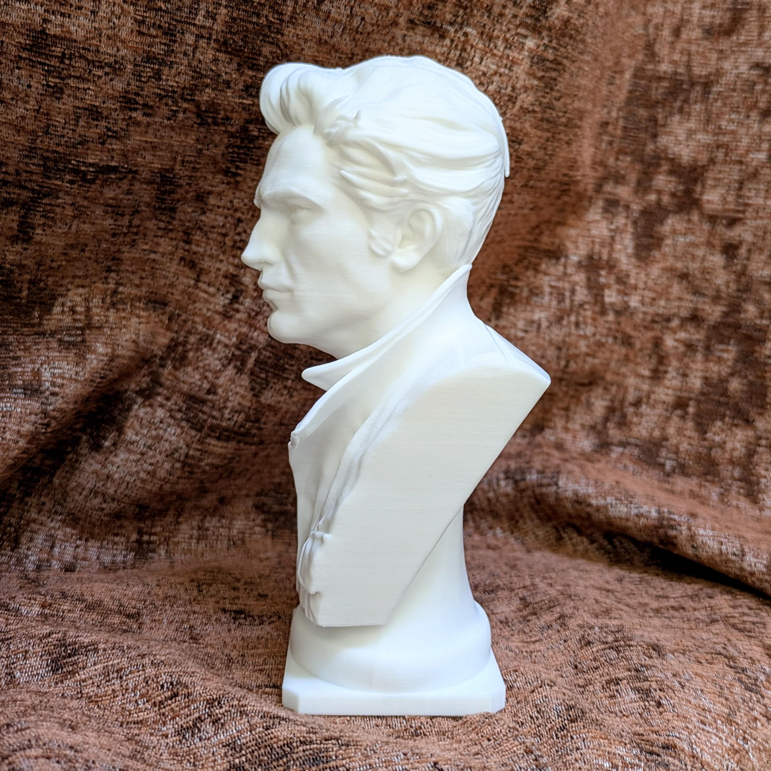 Edward Cullen Inspired Bust | Twilight Fan Art | 3D Printed Display Figurine
