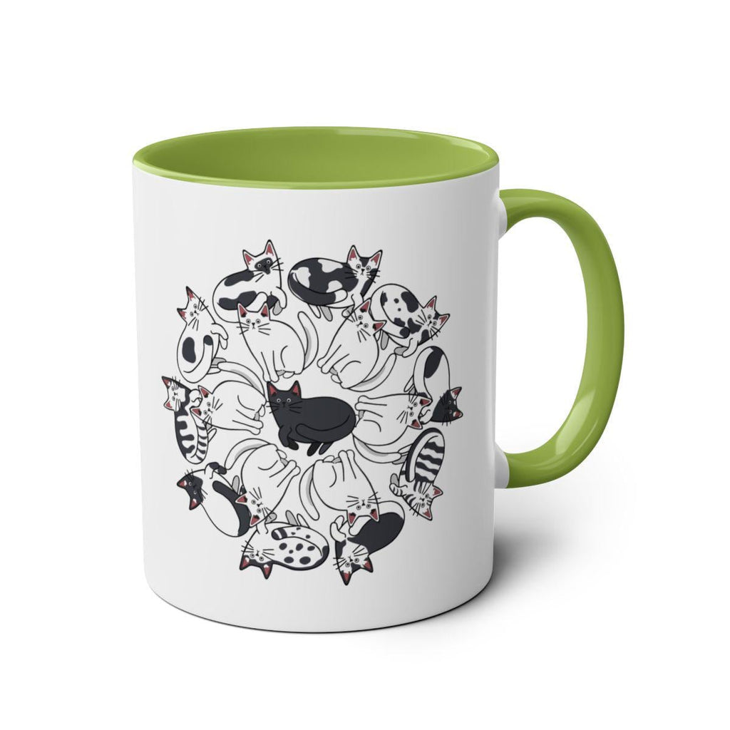 Cat Lover Coffee Mug | Ceramic Mug with Cat Design | Gift for Cat Lovers