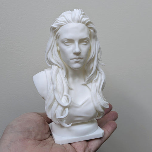 Bella Swan Inspired Bust | Twilight Fan Art | 3D Printed Display Figurine