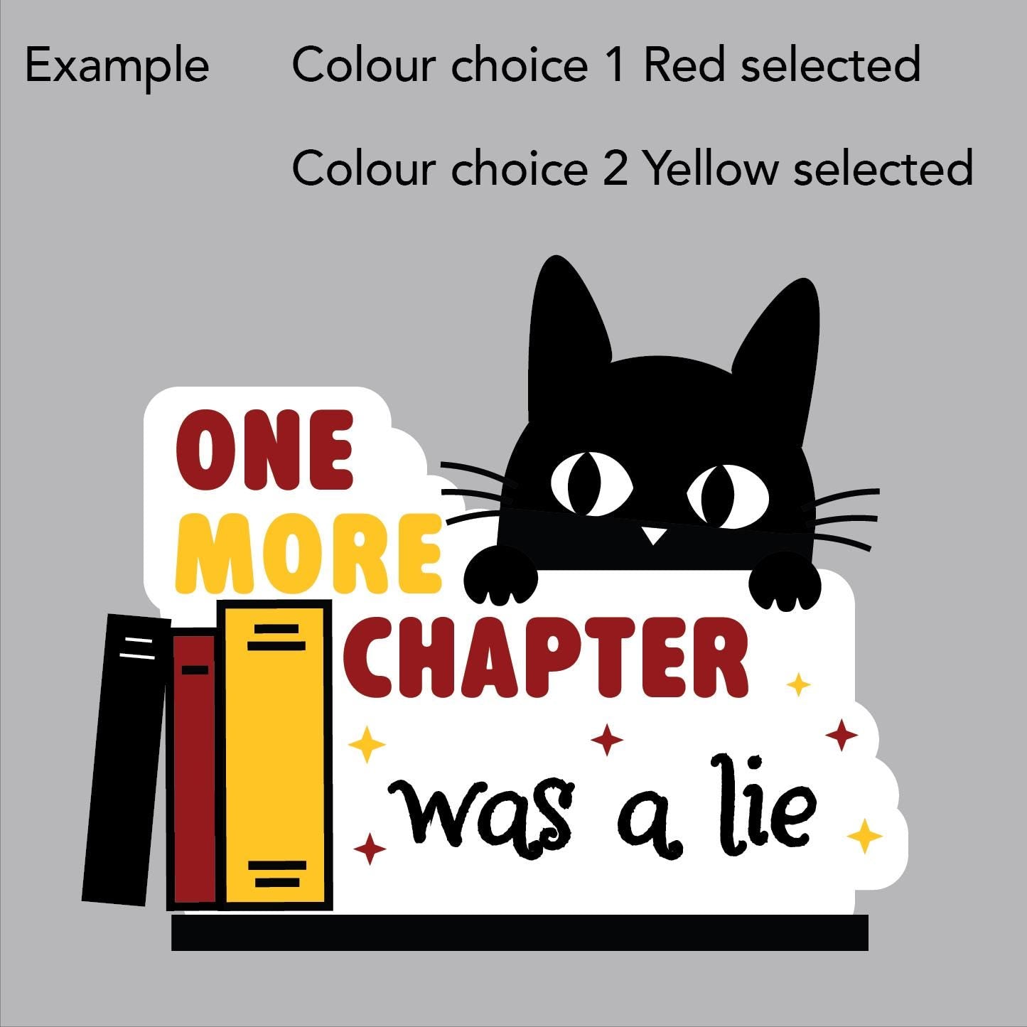 Funny Bookshelf Sign | Reading Quote | 3D Printed Book & Cat Lover Gift