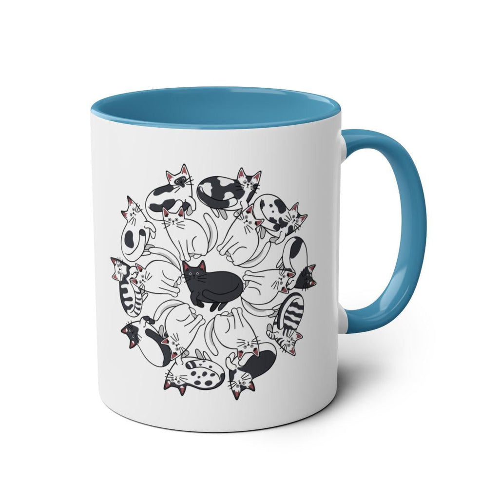 Cat Lover Coffee Mug | Ceramic Mug with Cat Design | Gift for Cat Lovers