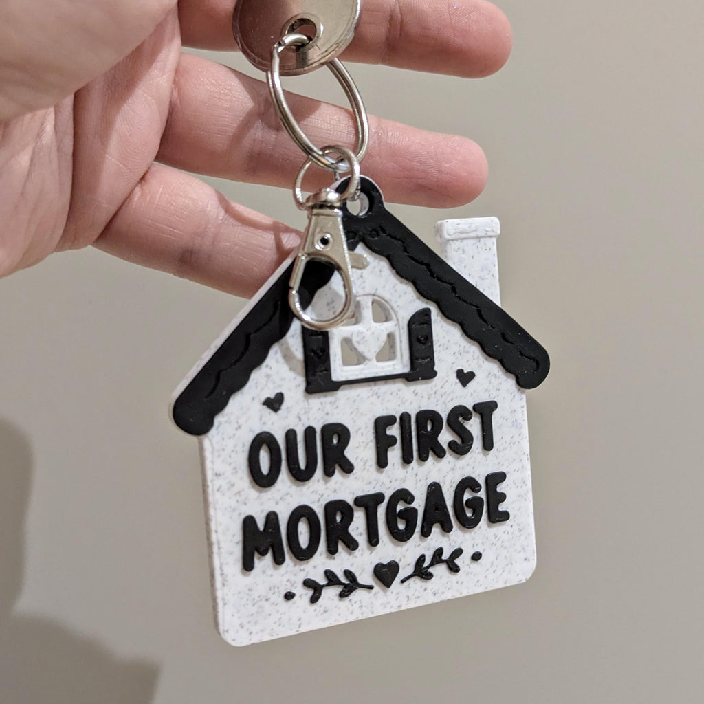 Personalised New Home Keyring | Our First Mortgage | Funny Housewarming Gift