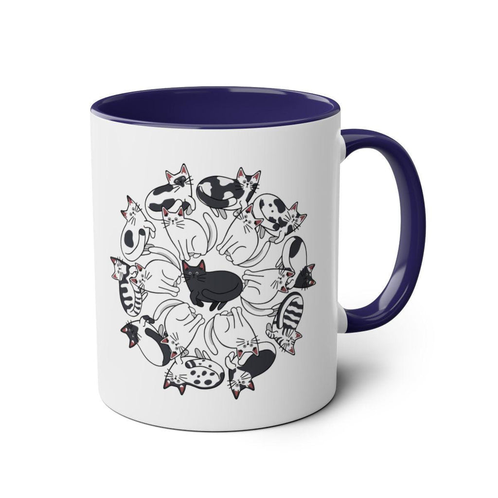 Cat Lover Coffee Mug | Ceramic Mug with Cat Design | Gift for Cat Lovers