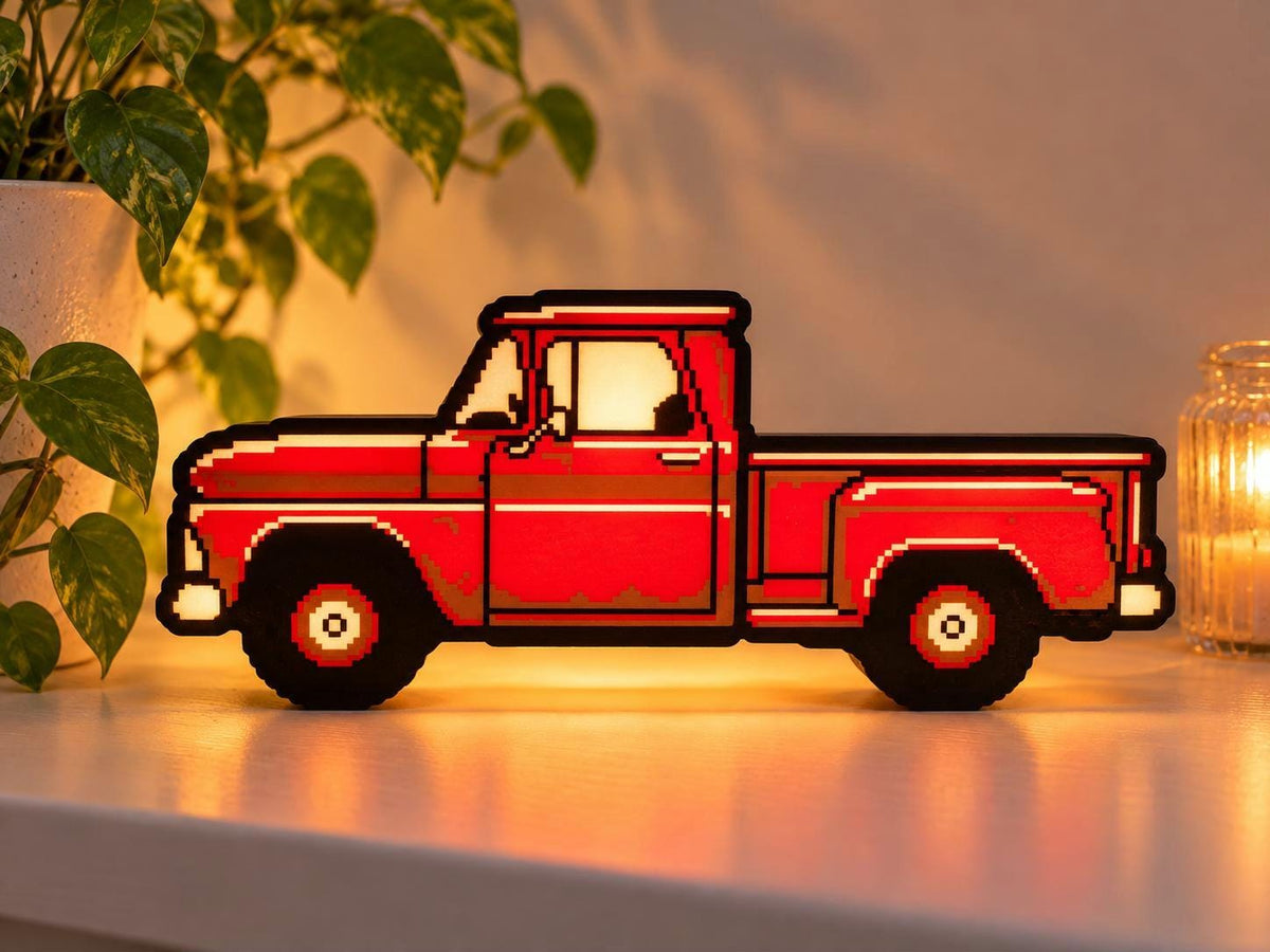 Bella Light box 1963 Chevy car shelf decor